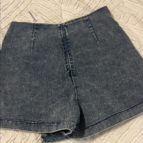 fab'rik Blue Denim Skort - Picture 4 of 4